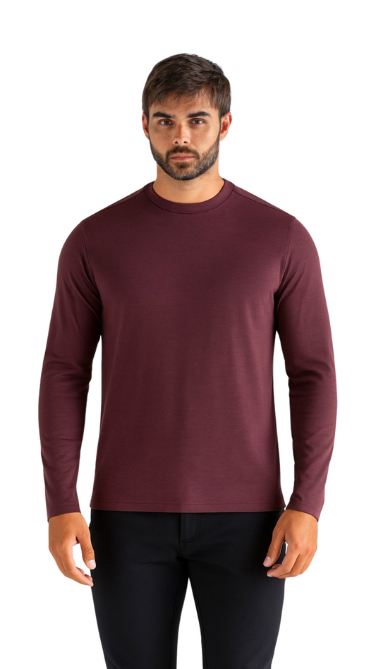 Camiseta Tec Gola Média Manga Longa