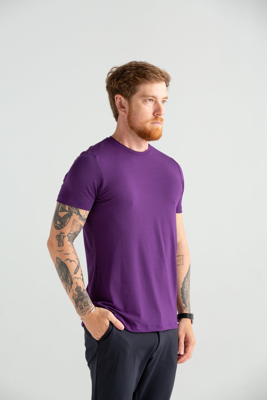 Camiseta Tec Basic 2.0+ roxo