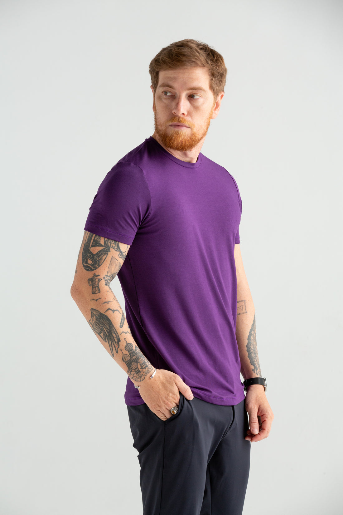 Camiseta Tec Basic 2.0+ roxo