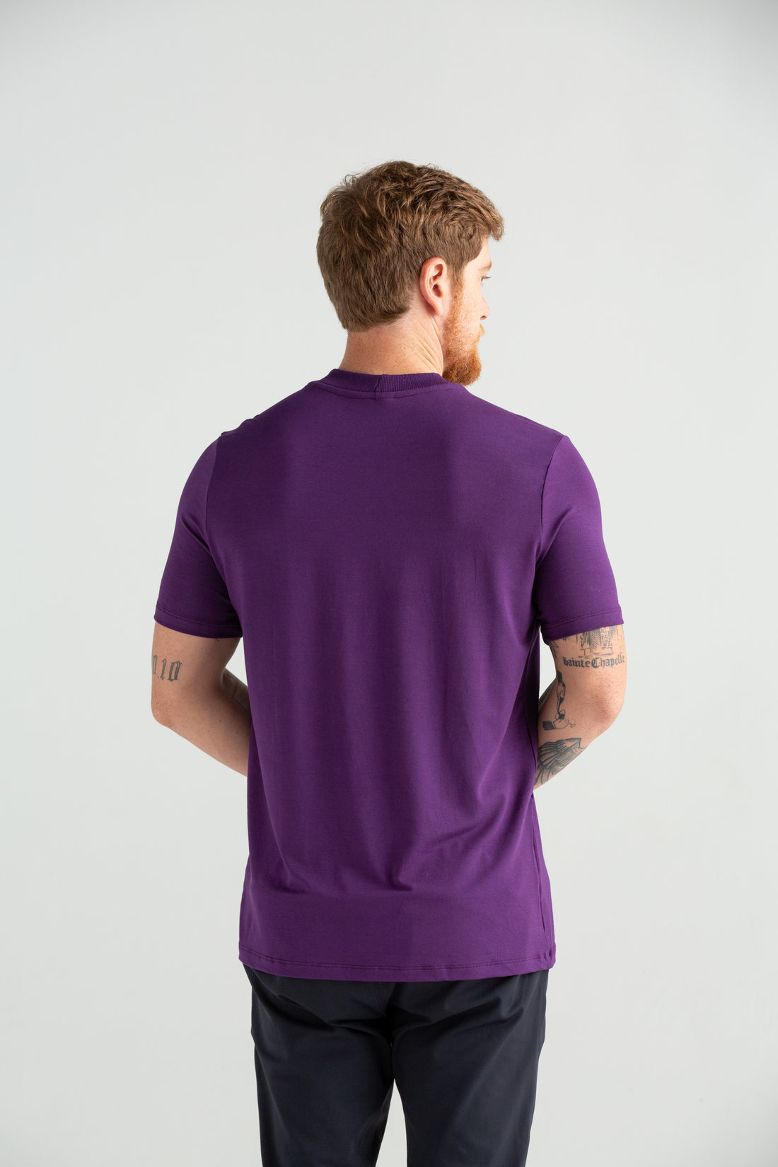 Camiseta Tec Gola Média 2.0+ roxo