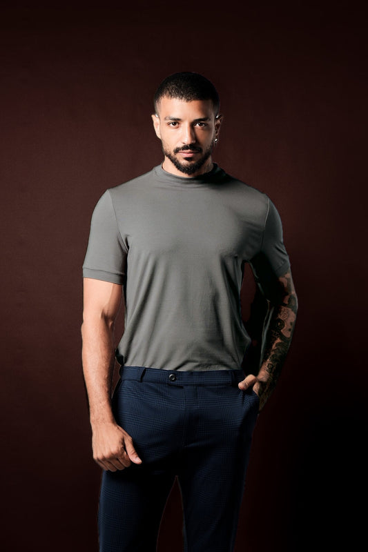 Gola Média Veritas Cinza