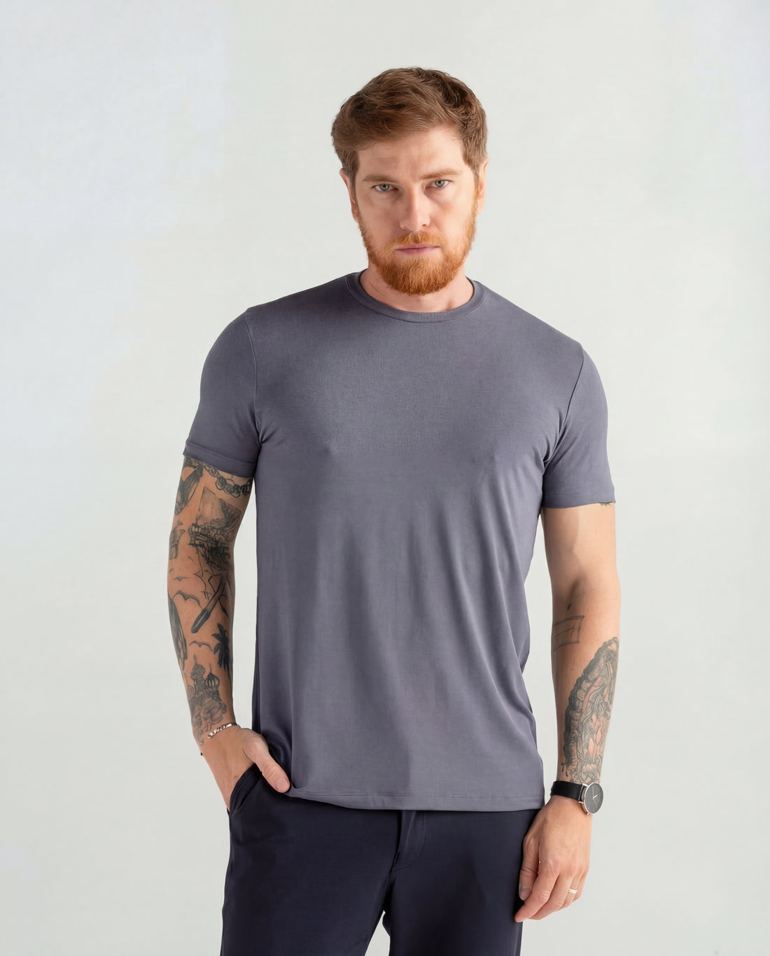 Camiseta Tec Basic 2.0+ cinza