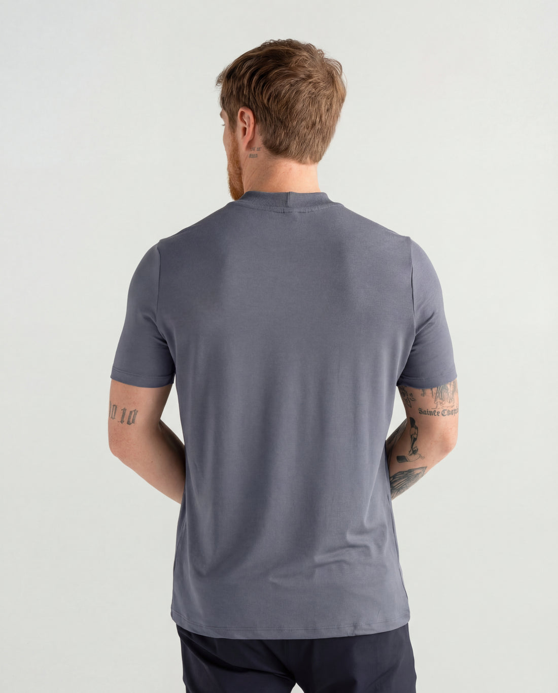 Camiseta Tec Gola Média 2.0+ cinza